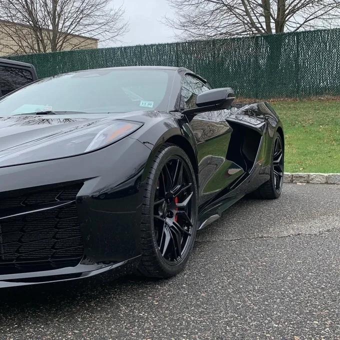 A closer look at a sports car