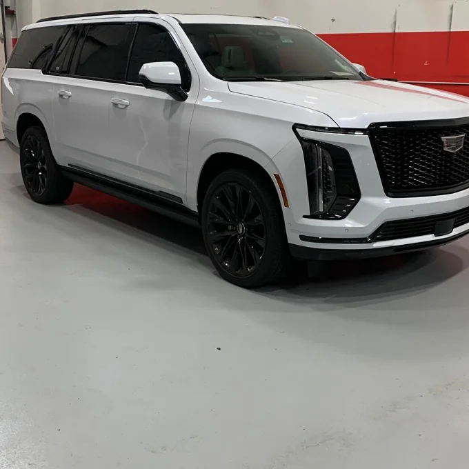 Full-size white SUV